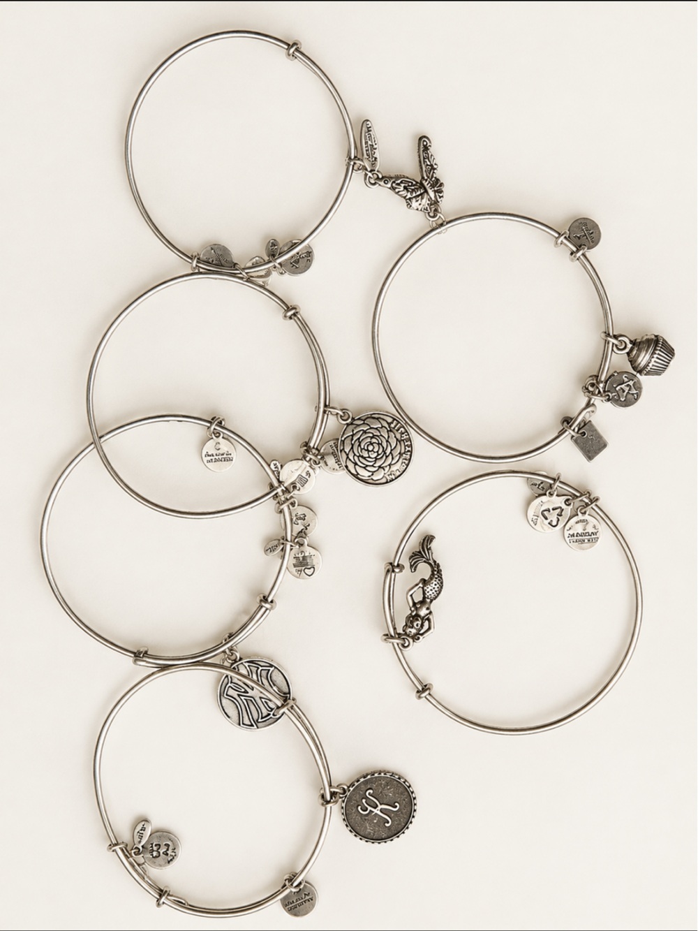Alex and Ani Gold andSilver Charm Bangle Bracelet - 3 for $20 BUNDLE Jewelery